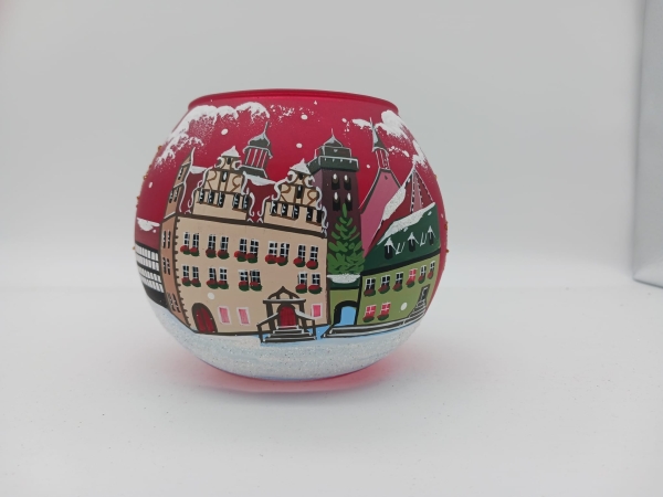 Lantern - Bad Hersfeld town hall, red